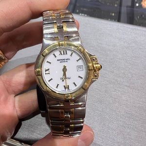 RAYMOND WEIL 9470 LADIES PARSIFAL 18K YELLOW & STEEL